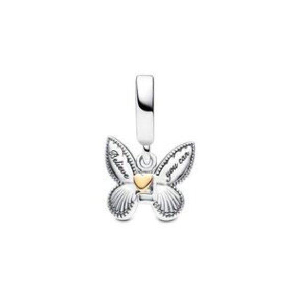 Pandora Moments 14K Plated 0.01 Ct. Tw. Lab-Grown Dangle Charm - Picture 2 of 3